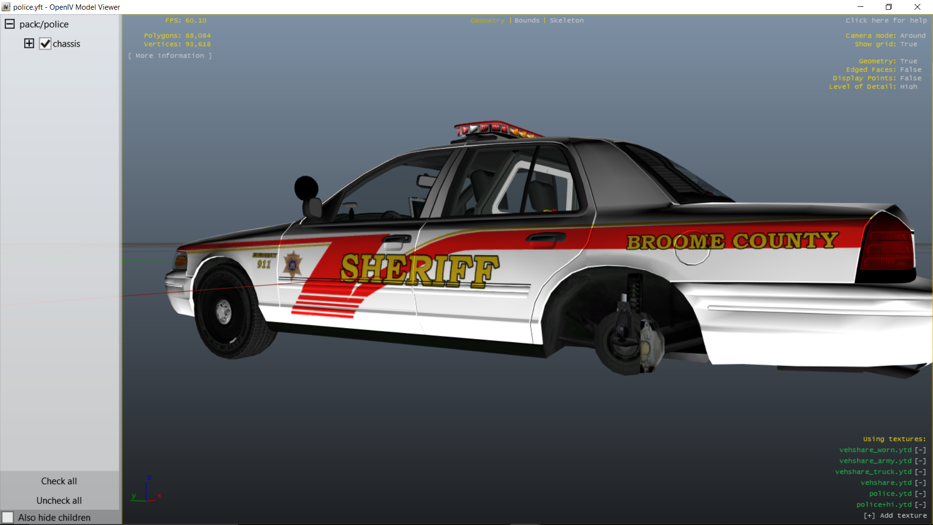 Broome County Sheriff CVPI GTA 5 Mods